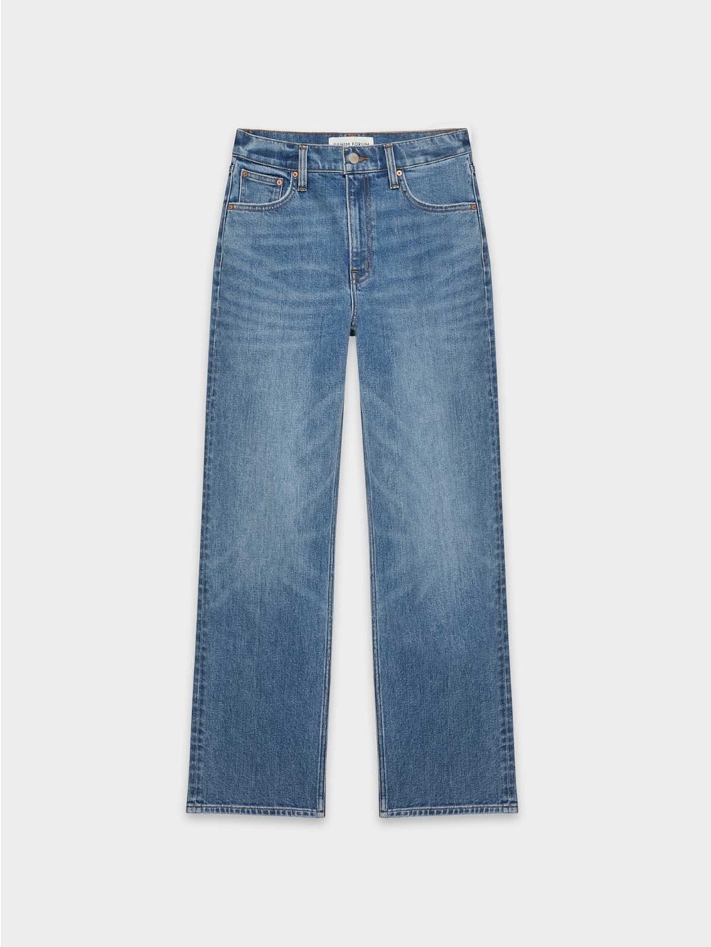 Denim forum the alto high rise straight leg jeans